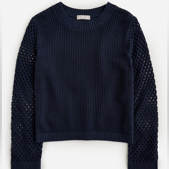 J. Crew Sweaters - ❤️✅💥NWT J.Crew Crochet Crewneck Beach Sweater